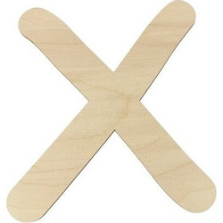 ΓΡΑΜΜΑΤΑ ΞΥΛΙΝΑ 18CM ΦΥΣΙΚΑ (ΧΙ)
