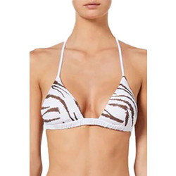 Sundek Bikini Top Τριγωνάκι Animal Print Λευκό GW324KTL629S
