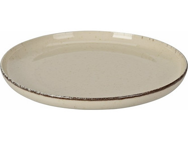 Zaros Πιάτο Γλυκού Πορσελάνης Μπεζ 19cm KZ231