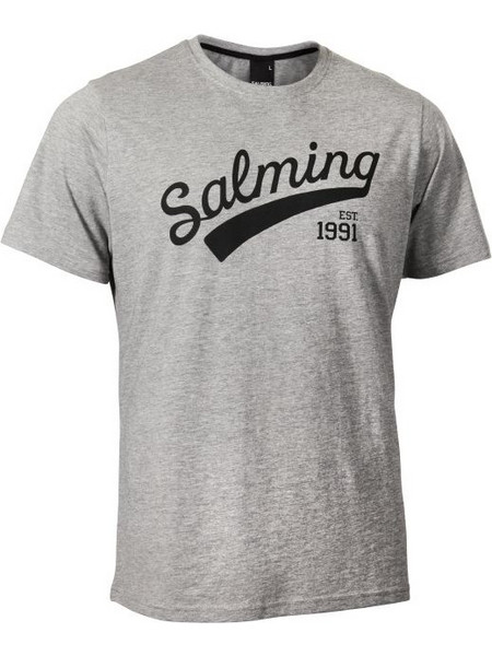 Salming logo tee Grey