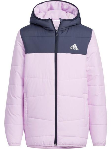 Adidas Αθλητικό Παιδικό Μπουφάν Χειμωνιάτικο Puffer Ροζ HM5208
