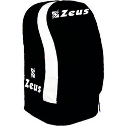 Zeus Zaino Ulysse Τσάντα Πλάτης Ποδοσφαίρου Μαύρη Λευκή