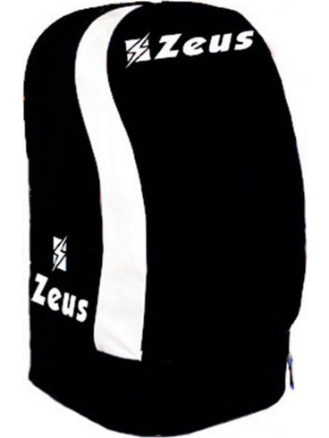Zeus Zaino Ulysse Τσάντα Πλάτης Ποδοσφαίρου Μαύρη Λευκή