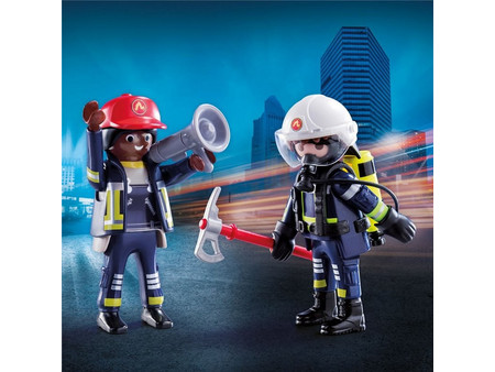 Playmobil Duo Pack Πυροσβέστες ΕΜΑΚ για 4+ Ετών 70081