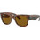 Ray-Ban RB0840S 954/33 Ανδρικά Γυαλιά Ηλίου Τετράγωνα Κοκάλινα Καφέ με Καφέ Polarized Φακό
