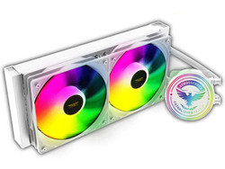 Armaggeddon Freeze Pro 240 White Υδρόψυξη CPU 120mm ARGB για Socket AM2 / AM2+ / AM3 / AM3+ / FM1 / FM2 / 115x / 1366 / 2011 / 2066 / 2011-3 / AM4 / FM2+ / 1200 / 1700