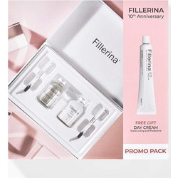 Fillerina 12HA Densifying-Filler Face Serum Grade 3 2x30ml + 12HA Densifying-Filler Day Cream 50ml