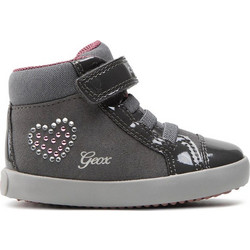 Geox Gisli Παιδικά Sneakers Μποτάκια Ανθρακί B261MA0AU02C9002