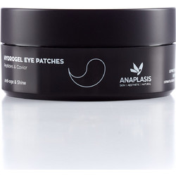 Anaplasis Hydrogel Anti-Age & Shine Black Black Eye Patches για Αντιγήρανση με Πεπτίδια 60τμχ