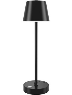 It-Lighting 3CCT Πορτατίφ Αφής LED με Μπαταρία Μαύρο Φ11xΥ38cm