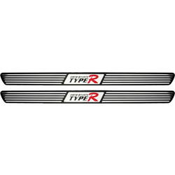 Προστατευτικό μαρσπιέ αυτοκινήτου Universal 58cm Type-R μαύρο ασημί 2τμχ
