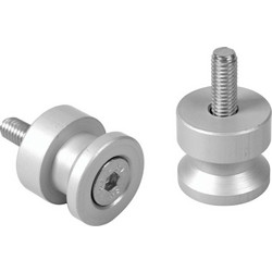Ράουλα ψαλιδιού - Ζεύγος στηριγμάτων - 10x1,25 mm - Αλουμίνιο