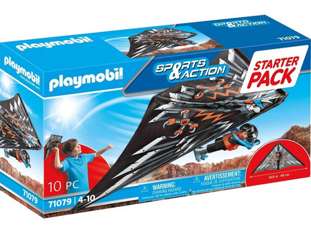 Playmobil Sports & Action Starter Pack Πτήση με Ανεμόπτερο για 4-10 Ετών 71079