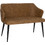 HomeMarkt Carlos Διθέσιος Καναπές Χρυσός 119x60x84cm HM9273.19