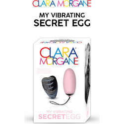 Clara Morgane Secret Egg Δονητής Egg για Ζευγάρια με Τηλεχειριστήριο 7.5cm Ροζ