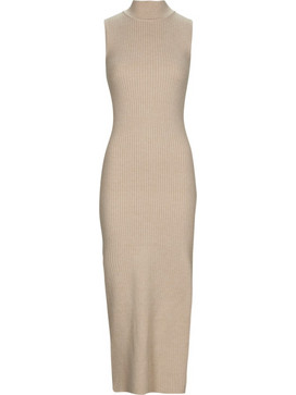 Moony Mood Maxi Καλοκαιρινό Καθημερινό Φόρεμα Μπεζ LONGDRESS