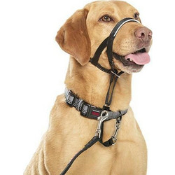 Halti Λουρί/Οδηγός Σκύλου Εκπαίδευσης Headcollar Νο4 Μαύρο (46-62cm)