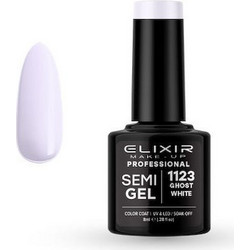 Elixir SemiGel 1123 Ghost White Ημιμόνιμο Βερνίκι Νυχιών 8ml