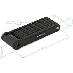 Πτυσόμενη κλειδαριά ποδηλάτου I FlexGuard-8 X9 I Author
