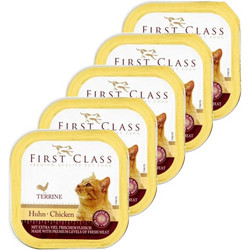 First Class Premium Sterilised Terrine with Chicken 5x100gr