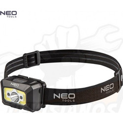 Neo Tools Επαναφορτιζόμενος Φακός Κεφαλής Εργασίας 250lm