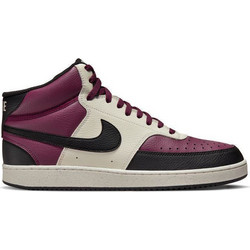 Nike Court Vision Mid Next Nature Ανδρικά Sneakers Μποτάκια Μαύρα Μωβ DN3577-600