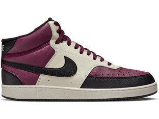 Nike Court Vision Mid Next Nature Ανδρικά Sneakers Μποτάκια Μαύρα Μωβ DN3577-600
