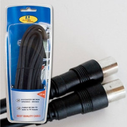 Καλώδιο Κεραίας Coax Male to Coax Female 2.5m Black FTT1-006