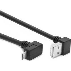 Καλώδιο POWERTECH CAB-U137 USB σε USB Micro-B 90 Dual Easy USB μήκους 1m - CAB-U137
