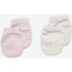 Γαντάκια Νεογέννητου 2τμχ Minene Pink/Lemon