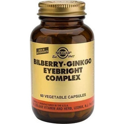 Solgar Bilberry Ginkgo Eyebright Complex 60 Κάψουλες