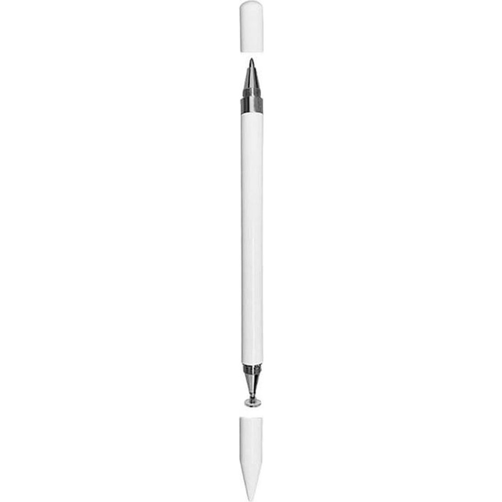 Στυλό αφής 2 σε 1 για smartphone, tablet, iPad YX λευκό
