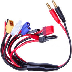 8-in-1 Charger Adapter Banana Plug (TRX, JST, Tamiya, Futaba, RX, EC3, XT60)