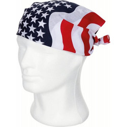 MFH Bandana 55x55cm Cotton - Stars and Stripes