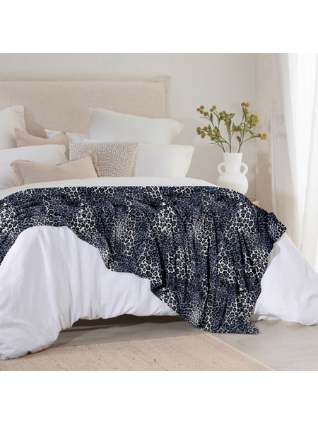 Κουβέρτα Fleece Διπλή Makis Tselios Croco 200x240