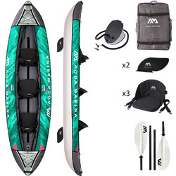 Aqua Marina Laxo Φουσκωτό Kayak 3 Ατόμων Πράσινο Γκρι 15679