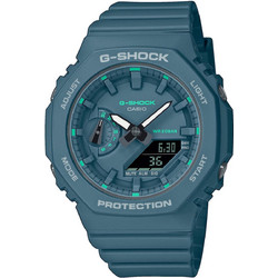 Casio G-Shock Ανδρικό Ρολόι Χρονογράφος με Μπλε Καουτσούκ Λουράκι GMA-S2100GA-3AER