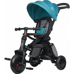 Smart Baby Coccolle Alegra Τρίκυκλο Ποδήλατο με Σκίαστρο & Χειρολαβή για 9+ Μηνών Turquoise Tide