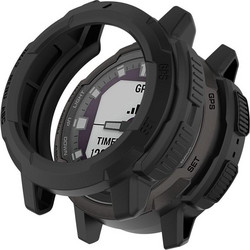 Για Garmin Instinct Crossover Armor κοίλο ρολόι προστατευτική θήκη (Μαύρο) (OEM)