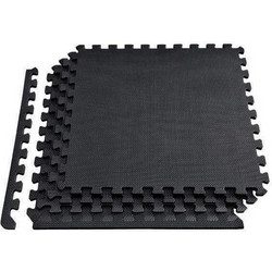 GlobalExpress Δάπεδα Παζλ Γυμναστηρίου Μαύρα 60x60x1.2cm 4τμχΚωδικός: GL-55500