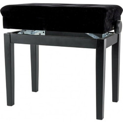 Gewa Deluxe Compartment Σκαμπό Πιάνου Ρυθμιζόμενο Highgloss Black Μ57xΠ35xΥ52-61cmΚωδικός: 130.510
