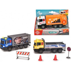Dickie Toys Οχήματα Πόλης με Αξεσουάρ, Φως & Ήχο Διάφορα Σχέδια 203742012
