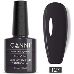 Canni 127 Dark Brown Ημιμόνιμο Βερνίκι Νυχιών 7.3ml