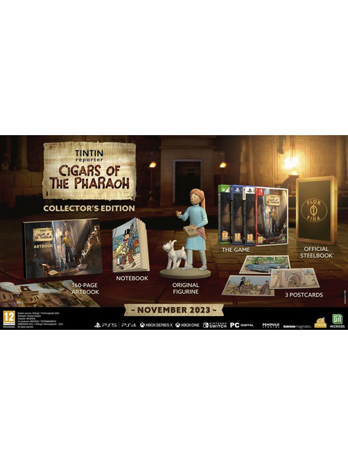 Tintin Reporter Cigars Of The Pharaoh Collector's Edition Nintendo Switch