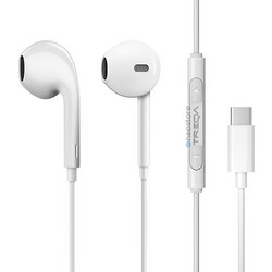 Treqa EP-754 Handsfree Earbud USB-C White