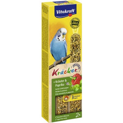 Vitakraft Kracker Budgies with Pepper & Herbs 2τμχ 60gr