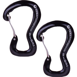 TICKETTOTHEMOON - HIGH GRADE CARABINERS (SET OF 2) 1000 KG - 10KN (8 x 5 cm)