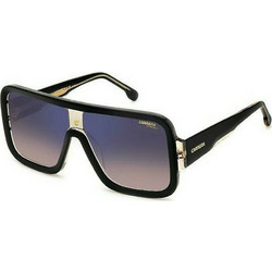 Carrera FLAGLAB14 0WM Ανδρικά Γυαλιά Ηλίου Oversized Κοκάλινα Μαύρα με Μαύρο Polarized Φακό