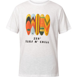 Zero SURF N' CHILL TEE Λευκό