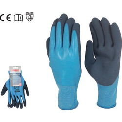 MACO MC.04540-09 Γάντια Πλεκτά LATEX WILD Μπλε - γκρι Νο 9